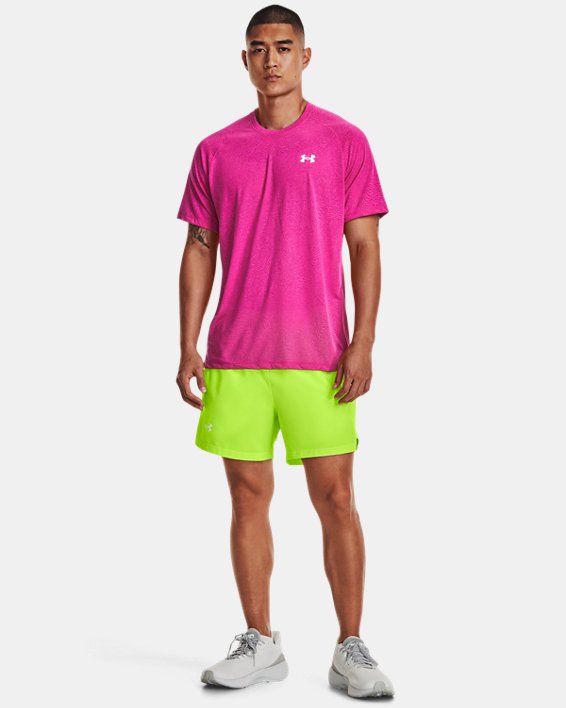 Men's UA Launch Run 5" Shorts, Green, pdpMainDesktop image number 2